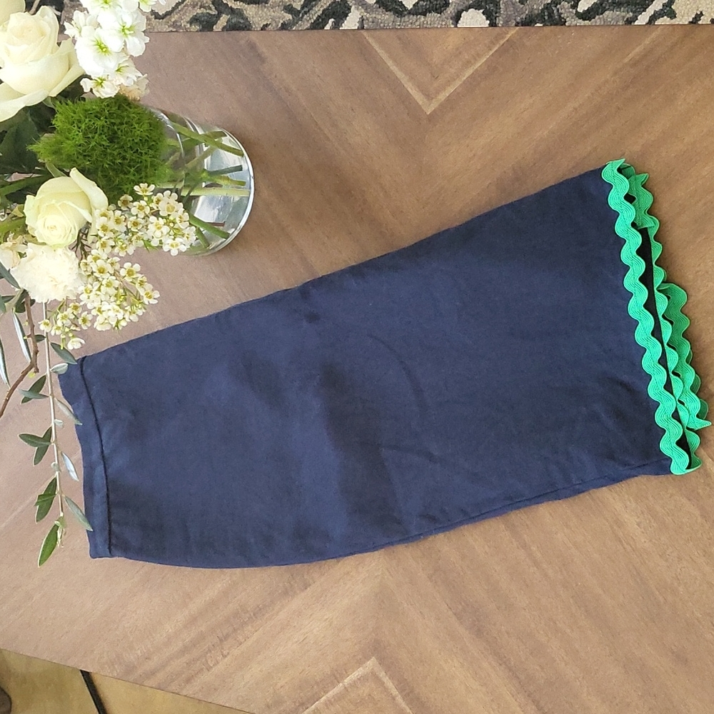 J. Crew | Navy Linen Skirt